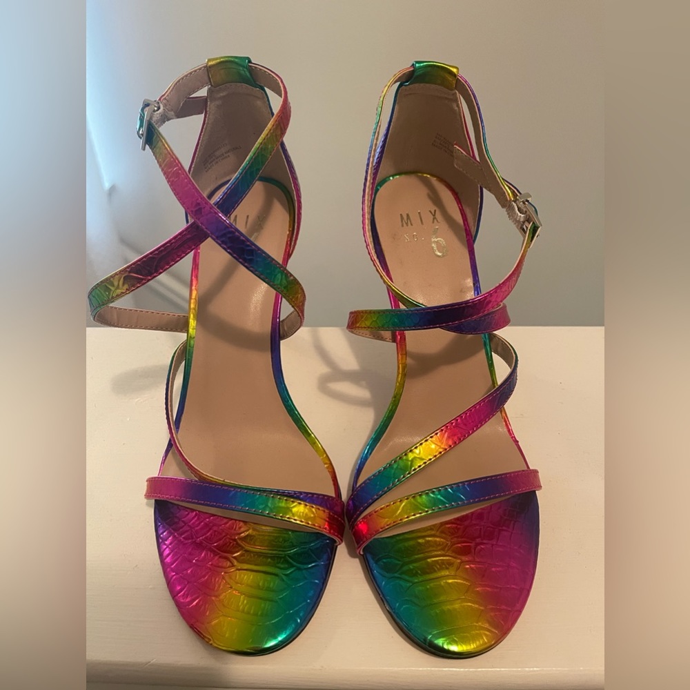 MIX NO. 6 MULTICOLOR HEELS